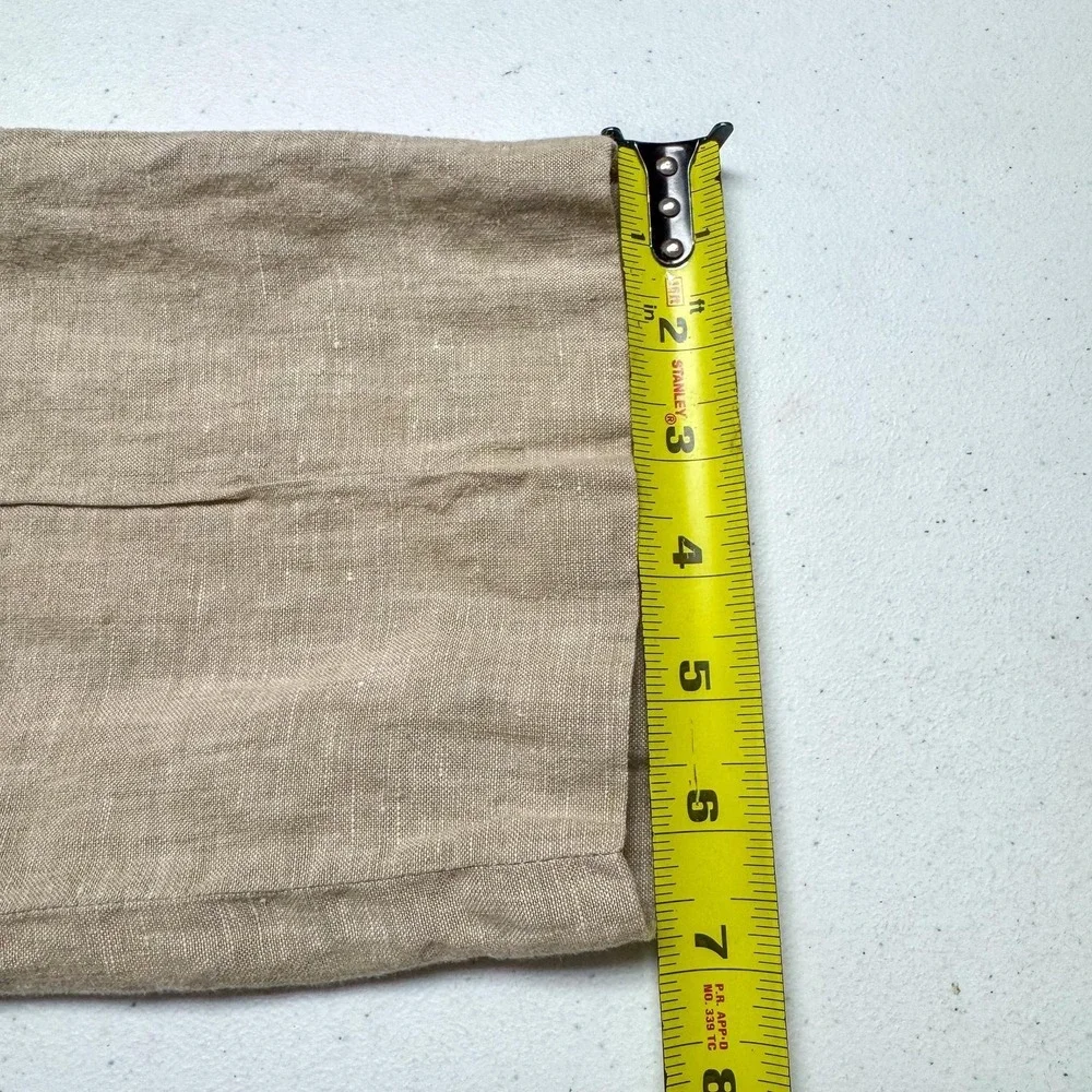 Jos A Bank 1905 Dress Pants Mens 36x31 Beige Linen Flat Front Straight Summer